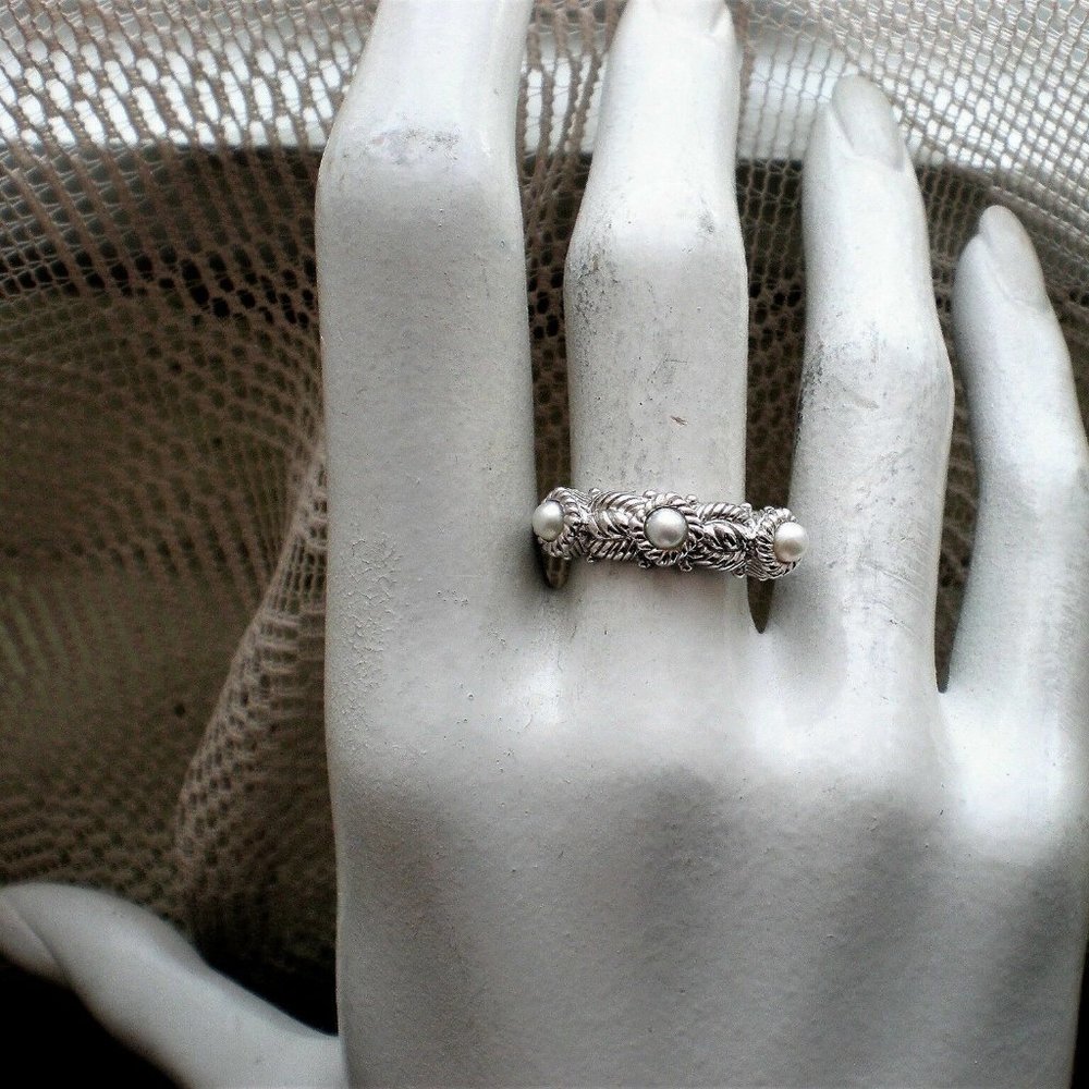 Designer Judith Ripka Signed Solid Sterling Silve… - image 8